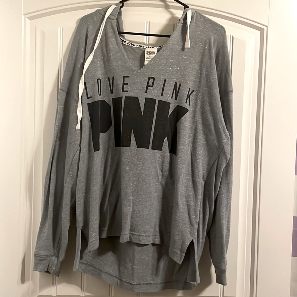 PINK lightweight tunic hoodie